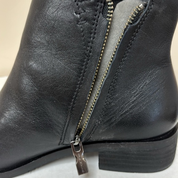 Salvia Ankle Boots Black Butter Nappa Leather Style Rhonda Size 37 USA 6.5 - 7 - Picture 7 of 9